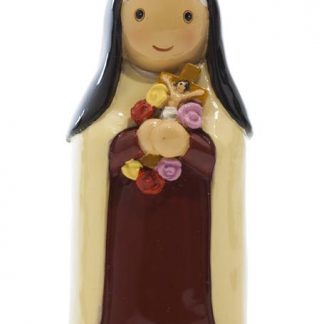 Santa Teresa  santa teresinha anjo santo religião religion cute fofo comunhão batizado baptizado figura religiosa anjinho guarda menina menino baptismo