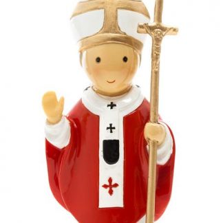 Santo Papa Juan Pablo II joão paulo II anjo santo religião religion cute fofo comunhão batizado baptizado figura religiosa anjinho guarda menina menino baptismo