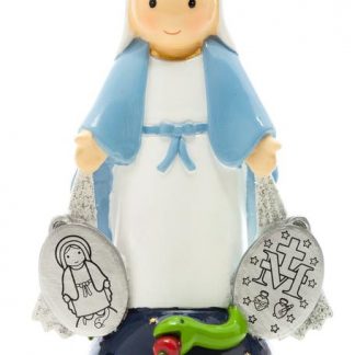 Nuestra Señora de las Gracias (medallas)  nossa senhora da graça anjo santo religião religion cute fofo comunhão batizado baptizado figura religiosa anjinho guarda menina menino baptismo