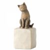 Amo a mi gato (oscuro) - Willow Tree 27684 willow tree susan lordi gatito