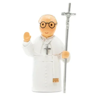 18573 estatueta papa francisco little drops of water