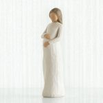 26082 - Figura Cuidado de Amor (embarazada) - Willow Tree - Con mensaje: "Awaiting a miracle" 26082 willow tree susan lordi pregnant lady gravidez grávida embarazada