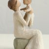 Figura Abuela con Niño - Willow Tree 26072 willow tree susan lordi figura estátua família anjo peça decoraçao casa significado amizade amor felicidade willow tree desejo aniversário presente avó