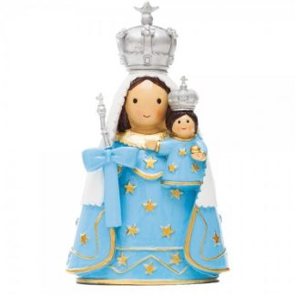 nossa senhora monte sião anjo santo religião religion cute fofo comunhão batizado baptizado figura religiosa anjinho guarda menina menino baptismo Nuestra Sra. do Monte Sião (Amora) - Marca: Little Drops Of Water