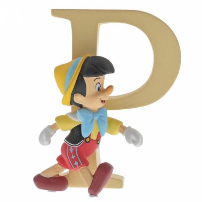 Letra P de "Pinocho" enchanting disney letra pinóquio
