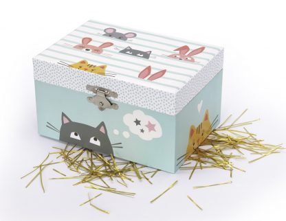 Caja de música gatitos y ratones caja de musica bailarina joyero