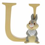 Letra U con "Thumper", el conejito de Bambi  enchanting disney letra tambor thumper bambi