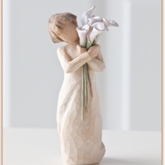 Figura Ramo de Bellos Deseos (jarros claritos) - Willow Tree 26246 susan lordi figura estátua família anjo peça decoraçao casa significado amizade amor felicidade willow tree desejo aniversário presente jarros amizade