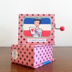 Libro manivela musical Le Valse D'Amélie (rosa) caja de música