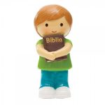 17909 - Niño con Biblia (camiseta verde) - Marca: Little Drops of Water