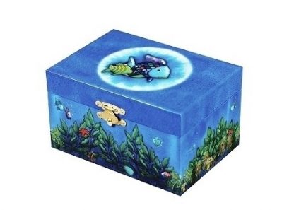 Caja de música azul Pez Mágico caja bailarina pez mágico joyero