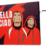 Libro manivela musical La Bella Ciao (La Casa de Papel) Mascarillas mascarillas caja de música