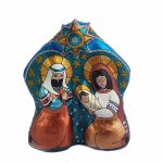 Sagrada Familia 1 Pieza en Pasta de Papel: artesanía Ucrania belén belénes