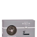 BE6404 - Difusor recargable coche metálico + fragancia Contra el Tabaco (intensidad 2 de 5) maison berger paris tabaco coche