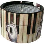 Caja cartón Teclas del Piano: para manivelas musicales caja de música piano