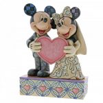 Mickey y Minnie: dos almas, un corazón (Novios)  4059748 mickey minnie casamento topo de bolo jim shore disney traditions