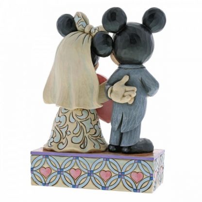 Mickey y Minnie: dos almas, un corazón (Novios)  4059748 mickey minnie casamento topo de bolo jim shore disney traditions