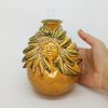 Tarro con Probeta de Cristal: Cara Reina del Sol