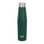 BUILT Apex 540ml Insulated Water Bottle - Forest Green Product code BLTAPX540FGRN garrafa térmica isolamento vácuo rosca aço Botella Termo Verde Oscuro 540ml: tapón de rosca de acero inoxidable