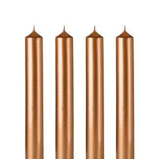 Bougies la Française: Vela Candelero 20cm Color Especial Bronce Cuivré – 1 pieza