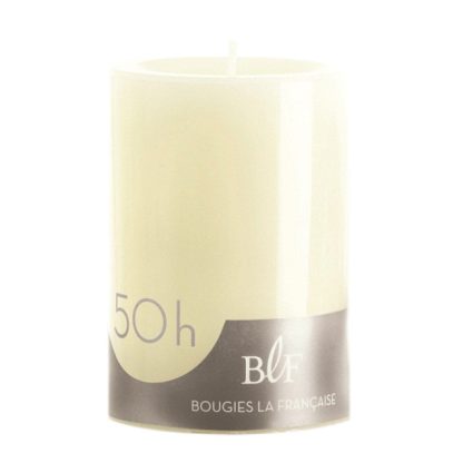 Bougies la Française: Vela Pilar 50h Marfil de 10cmX7cm