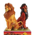 Simba y Scar: El Rey León "Orgulloso y Petulante" Simba & Scar Figurine 6010093 "Proud and Petulant" disney traditions jim shore o rei leão
