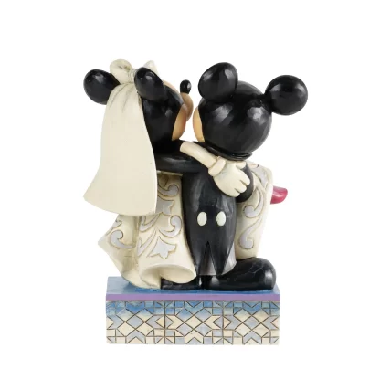 Boda de Mickey y Minnie: ¡Felicidades! (Minnie en el regazo) Congratulations - Mickey & Minnie Mouse Figurine 4033282