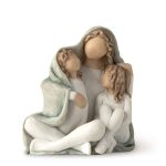 Figura Cozy/Acogedor: Madre y dos Niñas Cozy 28111 susan lordi willow tree mãe e duas meninas