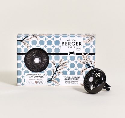Difusor recargable coche Adagio + fragancia Velours D'Orient (intensidad 3 de 5) 6965 maison berger paris