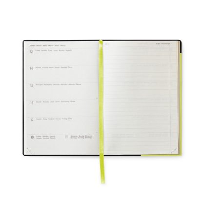 agenda semanal legami 2023 Calendario SEMANAL + HOJA DE NOTAS 2023 mediana 18cm casi A6: color Verde Lima