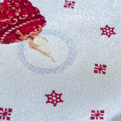 runner mesa natal floresta inverno jacquard vela de natal coroa mesa posta natal camino de mesa runner navidad pascua pasqua jacquard textil mesa