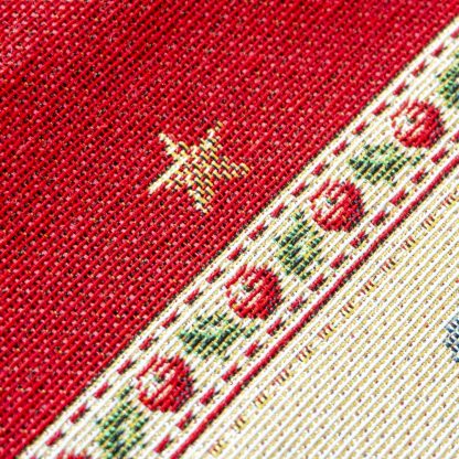 jacquard cojines cojin navid pascua pasqua mantél manteles camino de mesa runner textil mesa lar