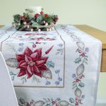 jacquard cojines cojin navid pascua pasqua mantél manteles camino de mesa runner textil mesa lar