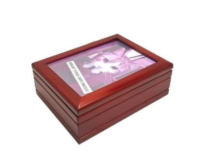 Caja de música de madera: para poner foto encima joyero music box