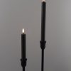 Pack 2 Velas Led Verde Oscuro: 24cm X 2,2cm deluxe homeart vela led