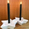 Pack 2 Velas Led Verde Oscuro: 24cm X 2,2cm deluxe homeart vela led