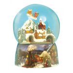 bola de nieve globo de nieve bola de cristal caja de música cajita de música snowglobe boite a musique music box navidad christmas belén belénes papá noel