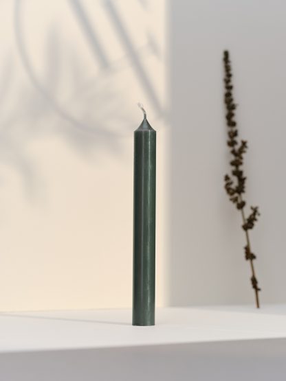 Bougies la Française: Vela Candelero 20cm Verde Intemporal – 1 pieza