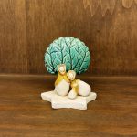Belén Rita Macedo: mini Árbol de la Vida Amarilla    rita macedo cerâmica sagrada família artesanía portuguesa belén belénes navidad