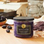 Dark Berries & Cedar Candle 4170065 | Village Candle vela gentlemen's collection village candle