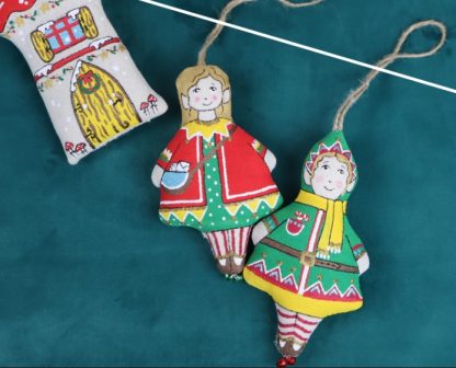 Colgante Chica Elfa: Artesanía de Ucrania