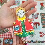 Colgante Chica Elfa: Artesanía de Ucrania