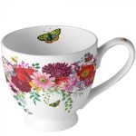 Mug 0.45 L Flower Border WhiteArticle number18816005caneca flores