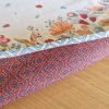 almofada jacquard páscoa coelho algodão mantél cojin cojines pascua conejo mande in spain semana blanca flores primavera decoración hogar decoração casa têxtil