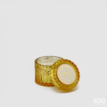 edg vela tarro de cristal CANDELA CRYSTAL C/VASO H8,5D9 edg vela pote cristal vidro edg enzo de gasperi