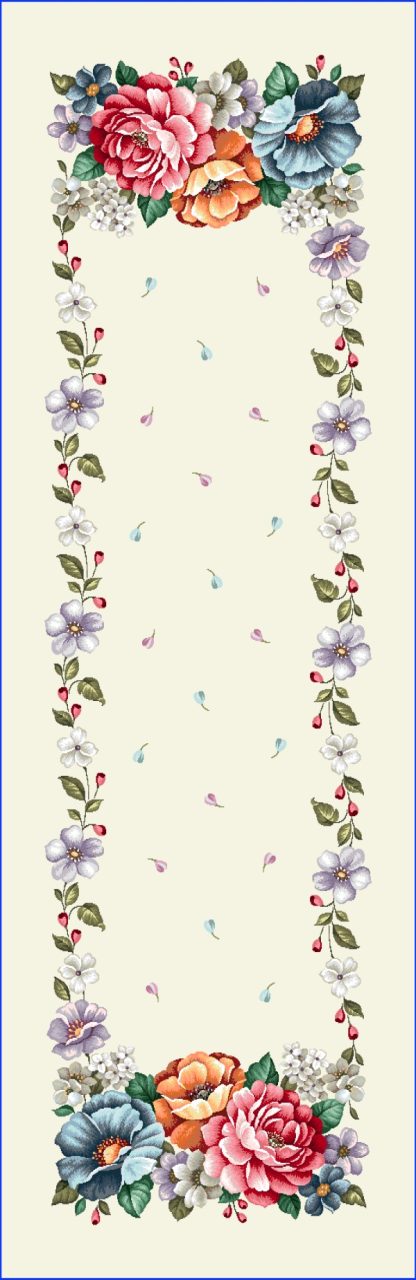 runner caminho de mesa camino de mesa flores pascua páscoa florido domingo de ramos jacquard conejo de pascua huevos ovos da páscoa coelhos coelhinhos camelias