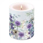 Candle big Lunaria greenArticle number19117475 vela ambiente nv lunaria verde vela decorada