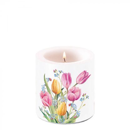 Candle small Tulips bouquetArticle number19217030 vela parafina tulipas