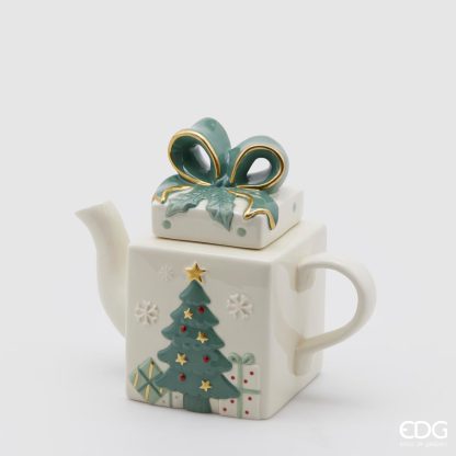 Tetera Regalo de Navidad: 19X21X11cm GIFT PACK TEAPOT H19X21X11 C2COD. 019552,100 edg enzo de gasperi teapot bule de natal chá