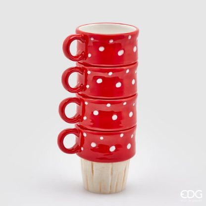 hongos COFFEE MUSHROOM CUP STACKABLE SR4PCS H8 C3COD. 020350,430